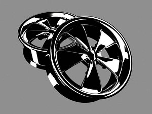 car rims 3d model