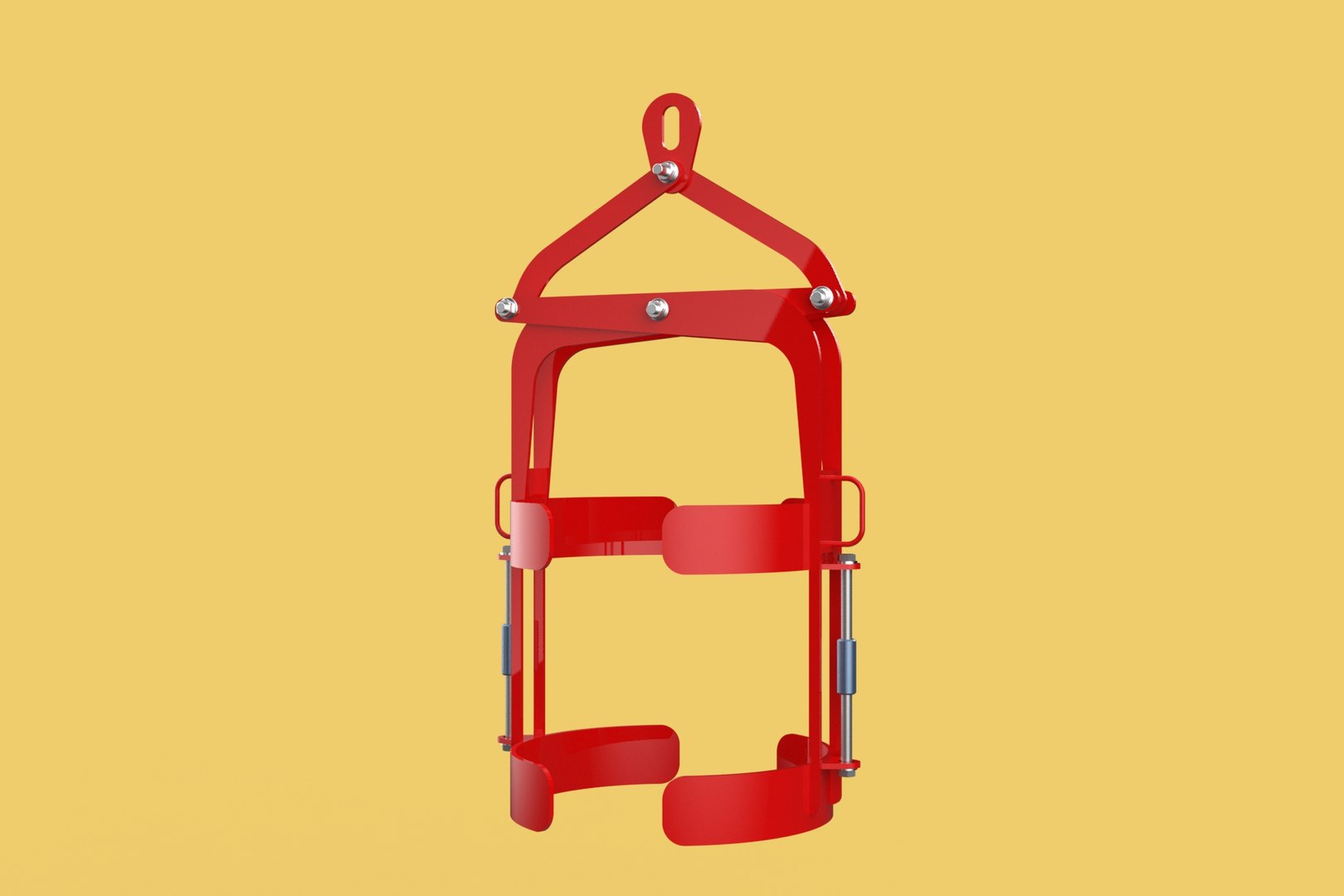 3D VERTICAL DRUM LIFTER TONGS SCISSOR GRIPPER LIFTING CLAMP GRAB ...