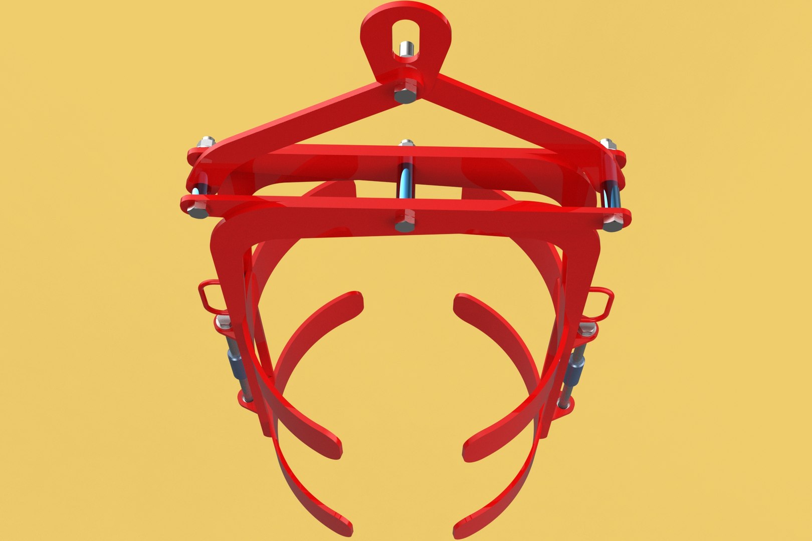 3D VERTICAL DRUM LIFTER TONGS SCISSOR GRIPPER LIFTING CLAMP GRAB ...