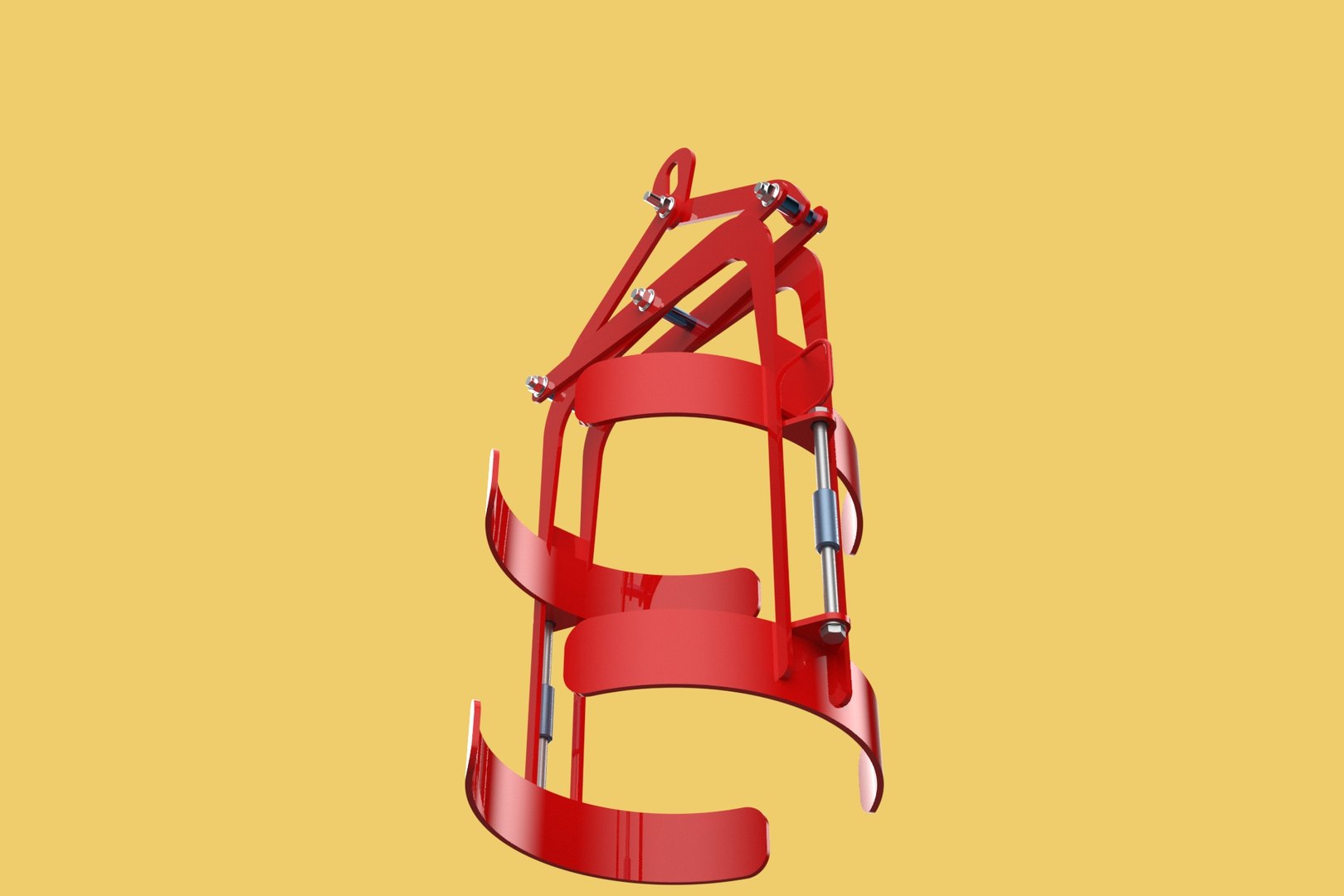 3D VERTICAL DRUM LIFTER TONGS SCISSOR GRIPPER LIFTING CLAMP GRAB ...