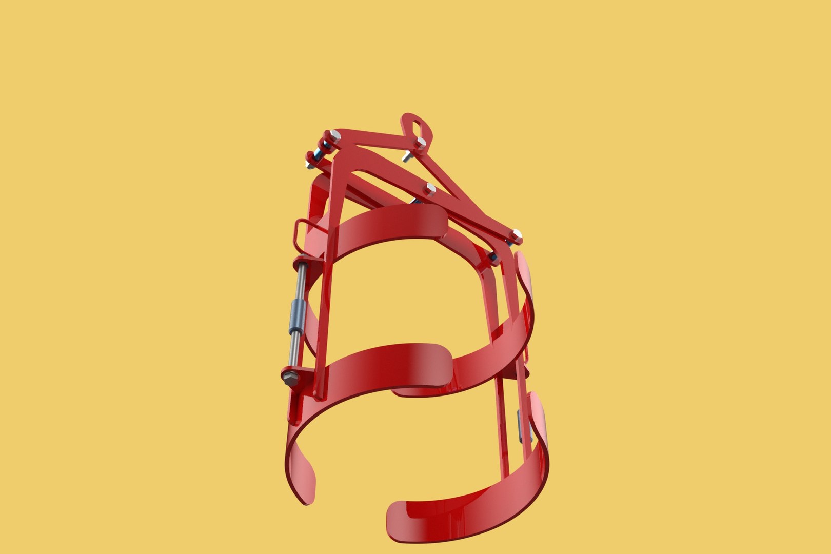 3D VERTICAL DRUM LIFTER TONGS SCISSOR GRIPPER LIFTING CLAMP GRAB ...