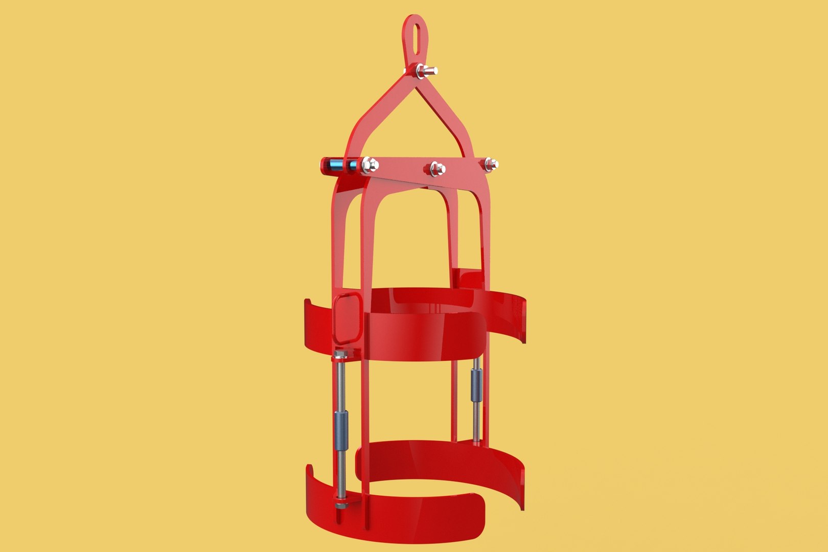 3D VERTICAL DRUM LIFTER TONGS SCISSOR GRIPPER LIFTING CLAMP GRAB ...