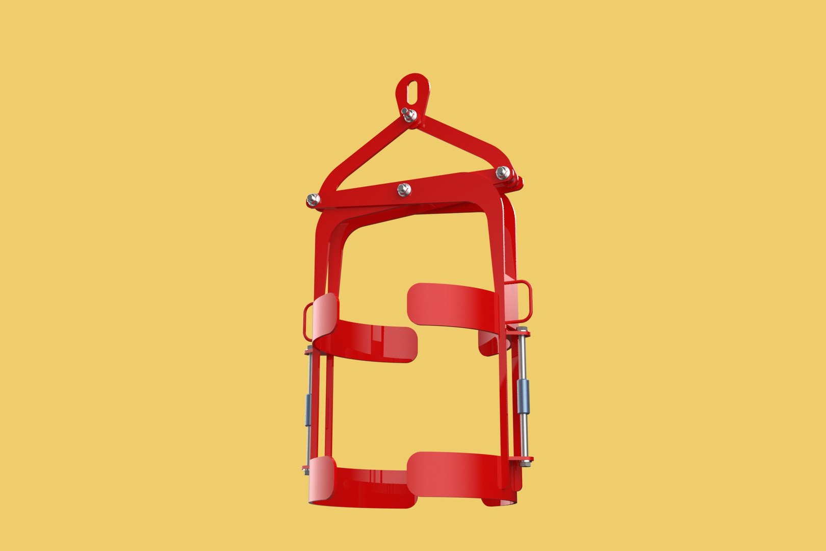 3D VERTICAL DRUM LIFTER TONGS SCISSOR GRIPPER LIFTING CLAMP GRAB ...