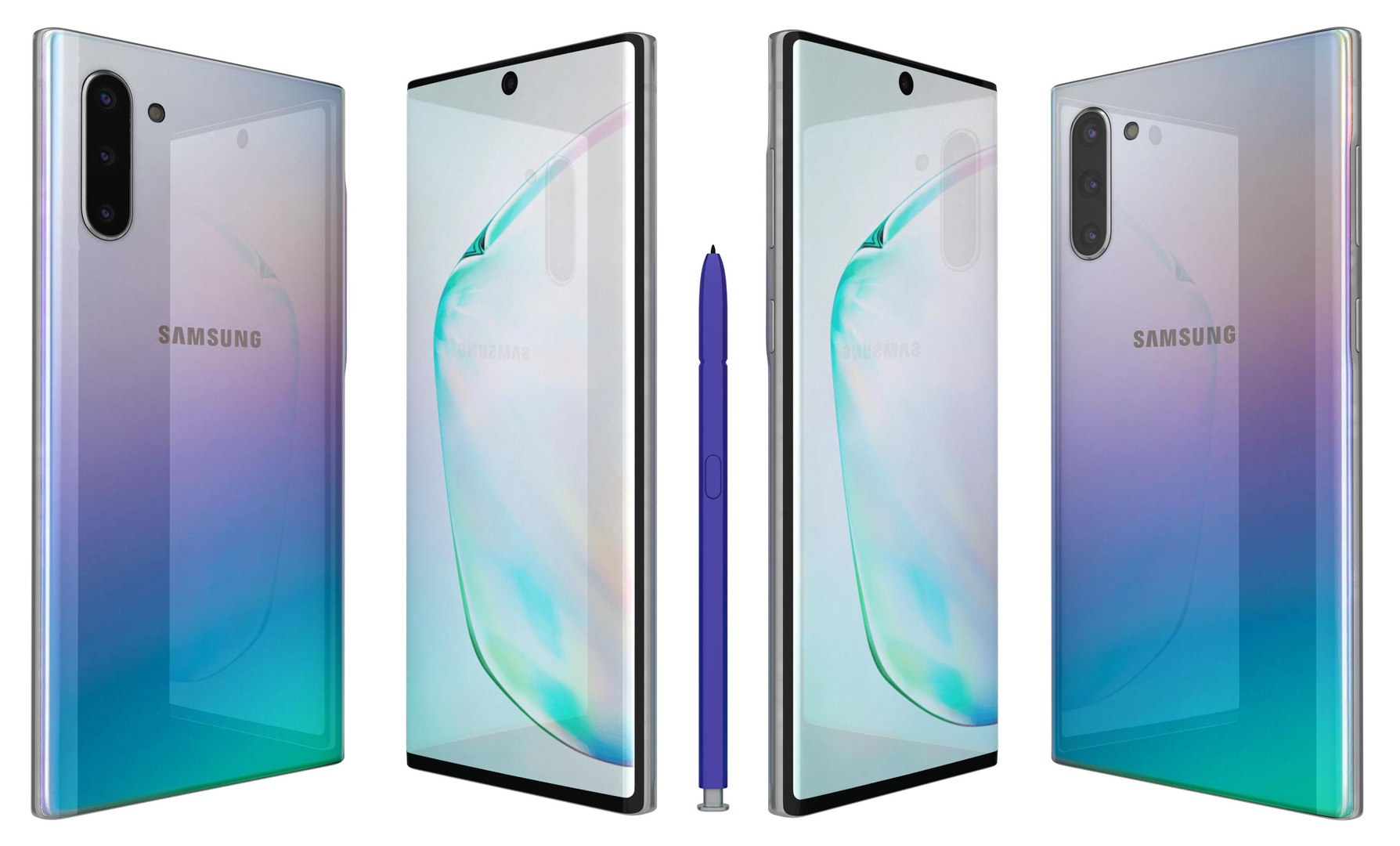 Samsung Galaxy Note 10 3D Model - TurboSquid 1437551