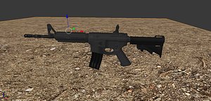 M4A1 Weapon 3D Model