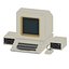 Retro Personal computer low poly design