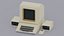 Retro Personal computer low poly design