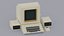 Retro Personal computer low poly design