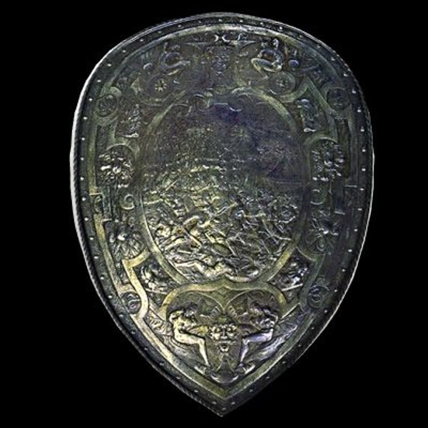 3d model medieval shields