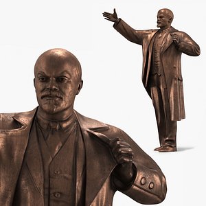 3D Vladimir Lenin Bronze Statue