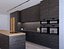 Modern Kitchen Created in Revit 15