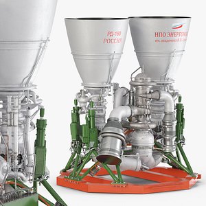 Russian RD 180 Dual Chamber Rocket Engine