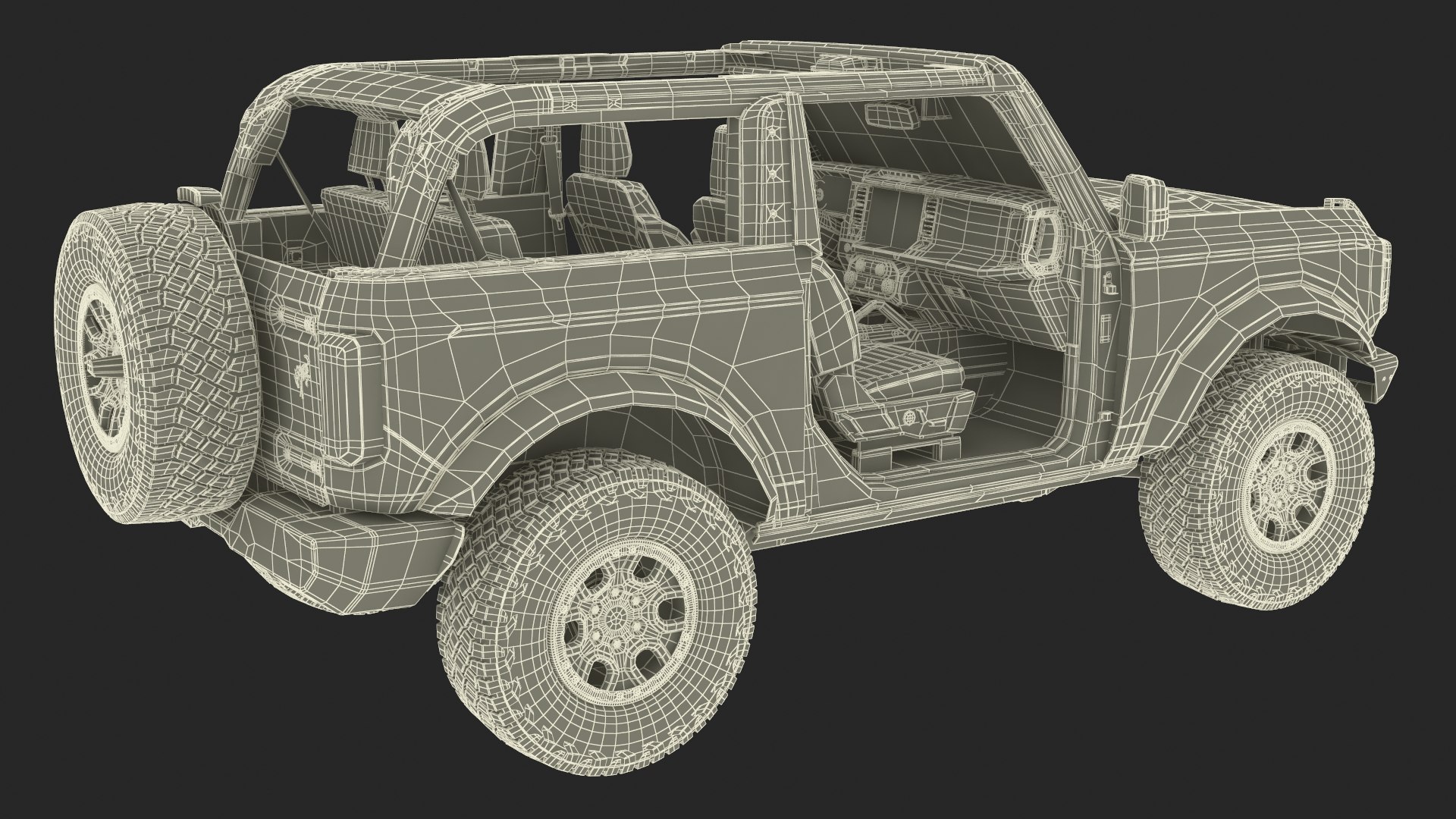 4X4 Ford Bronco Two Door Cactus Gray 3D model https://p.turbosquid.com/ts-thumb/Or/4gsmRD/Q5/4x4_ford_bronco_two_door_cactus_gray_036/jpg/1733495656/1920x1080/fit_q87/babaf024b66bcb3c6274ac1ac62ed23bac545ea0/4x4_ford_bronco_two_door_cactus_gray_036.jpg