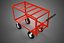 3D KITCHEN SERVICE FOOD UTILITY ROLLING TWO TIER RACK TROLLEY CART