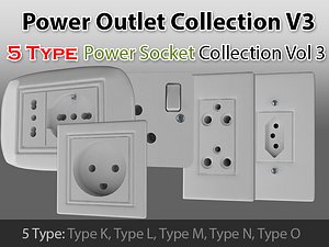 power outlet v3 3d model