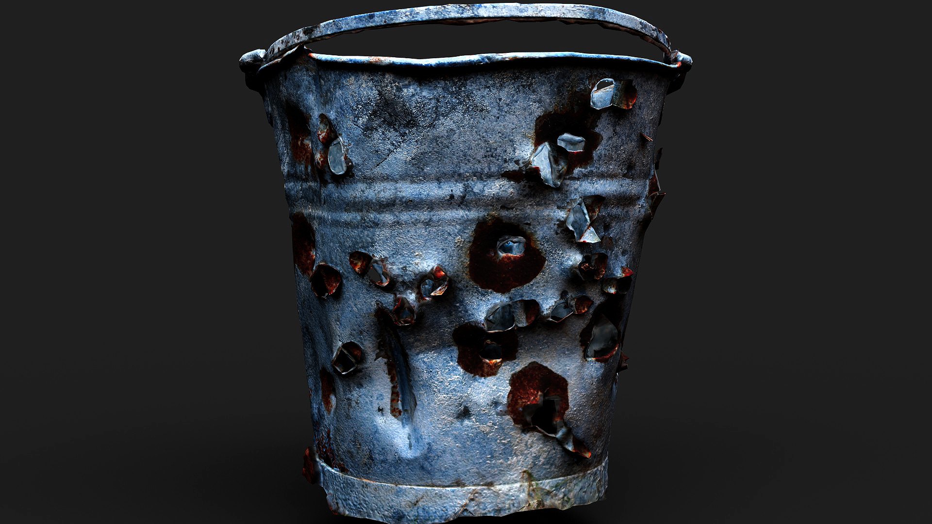 rusty bucket bullet holes debris PBR photogrammetry 3D model https://p.turbosquid.com/ts-thumb/Or/AhFJkV/WP/preview3/jpg/1765890654/1920x1080/fit_q87/fbf83829a9c6a4d57dd1d5db4206806afe427d56/preview3.jpg