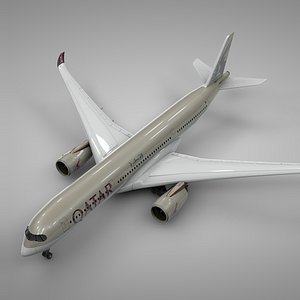 Airbus A350-900 3D Models for Download | TurboSquid