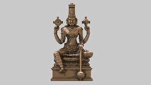 3D god vishnu venkatesha statue model