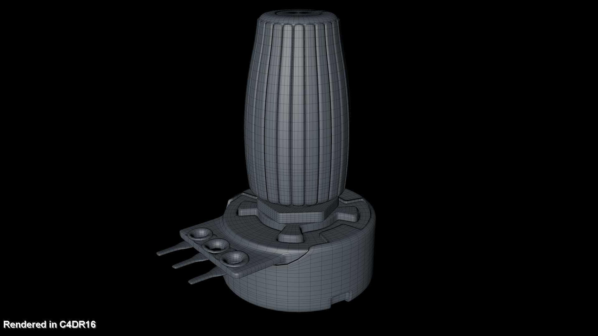 Rotary Potentiometer 3D Model - TurboSquid 1873504