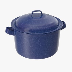 Enameled Dutch Oven with Lid
