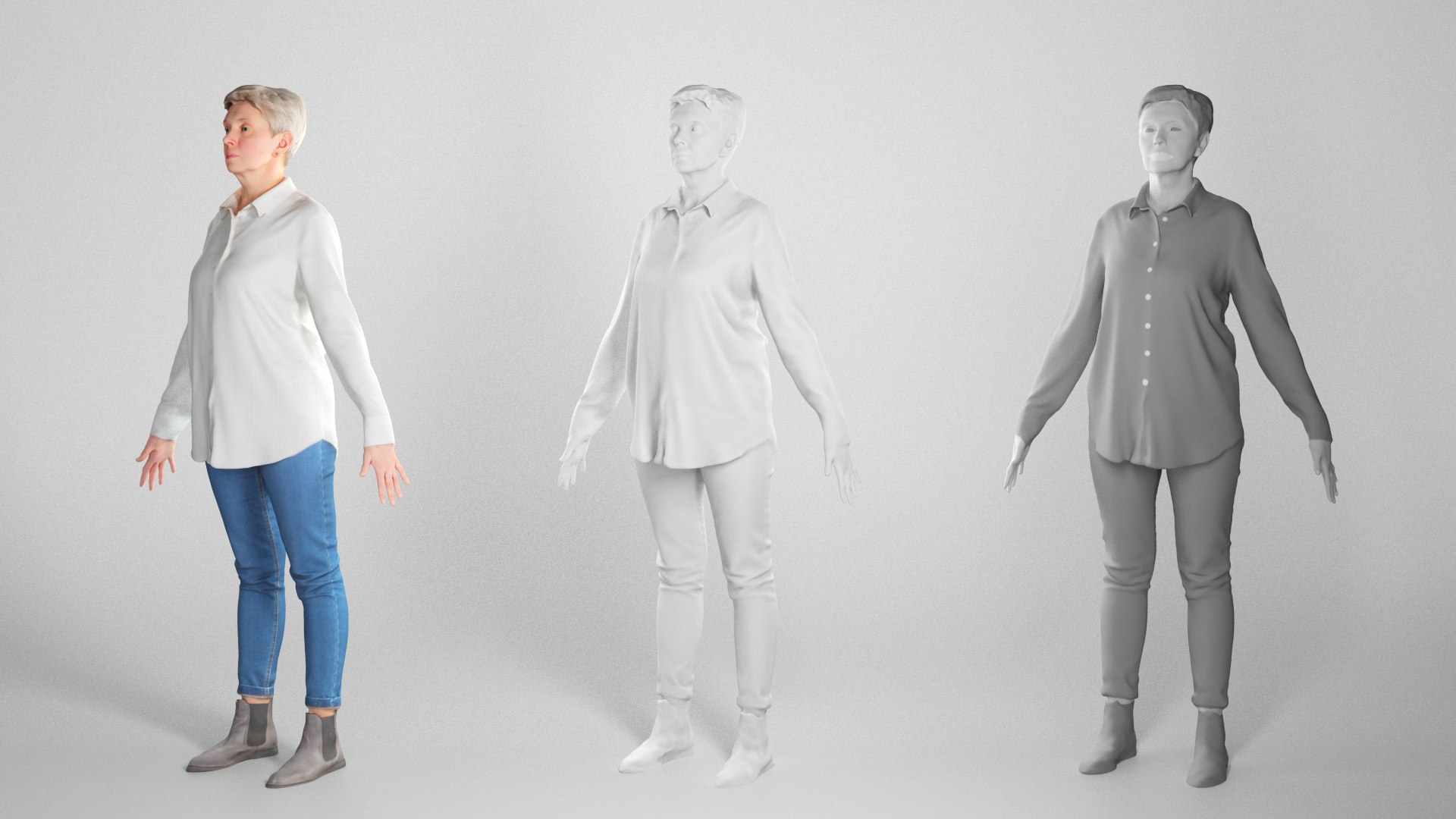 Animation Ready Adult Woman 3D Model - TurboSquid 1512599