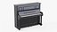 Black Upright Piano