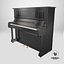 Black Upright Piano