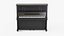 Black Upright Piano
