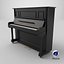 Black Upright Piano