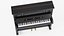 Black Upright Piano