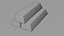 Gold Ingot Low poly