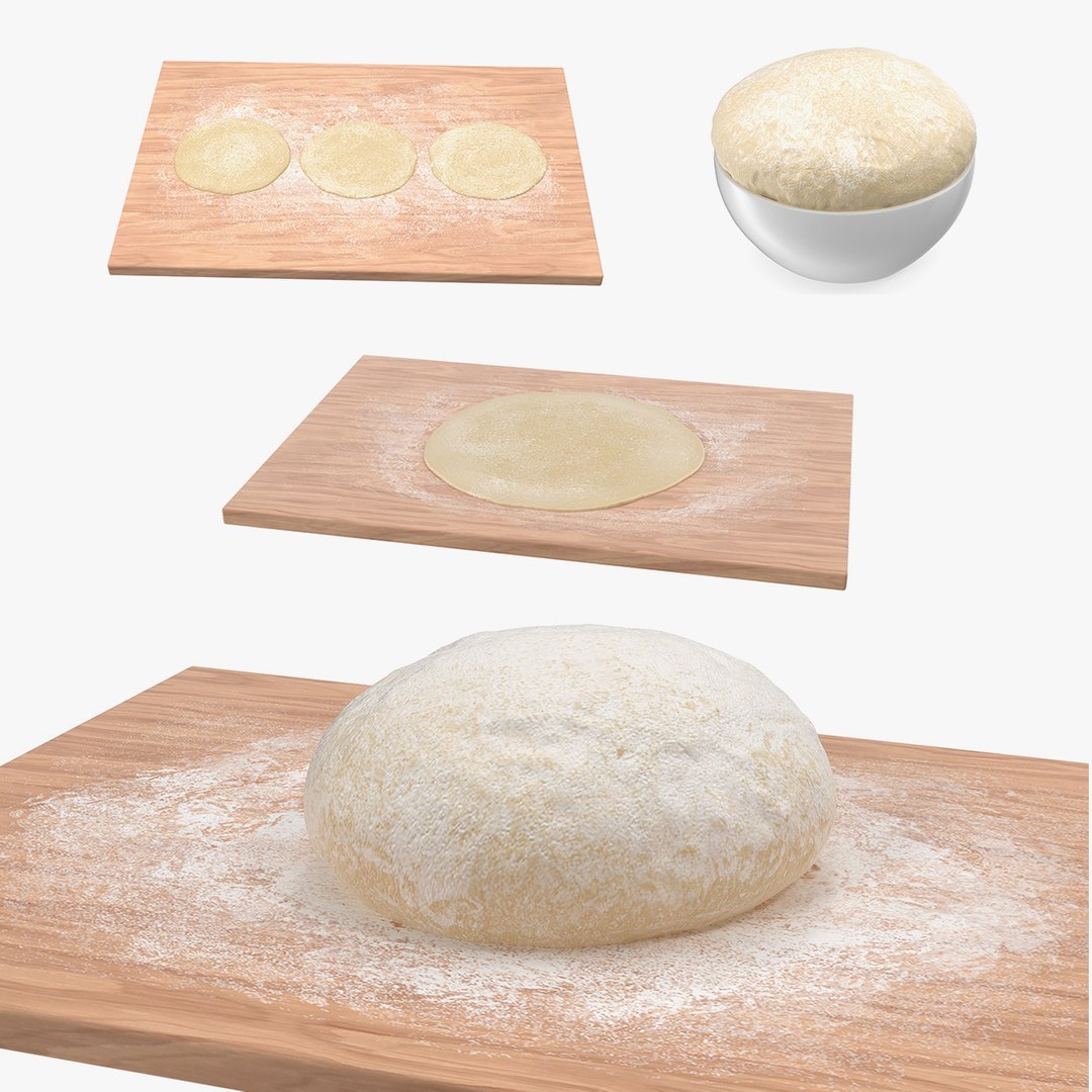Dough Collection 3D model preview