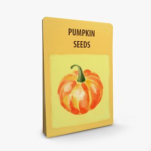 3D packet pumpkin seeds
