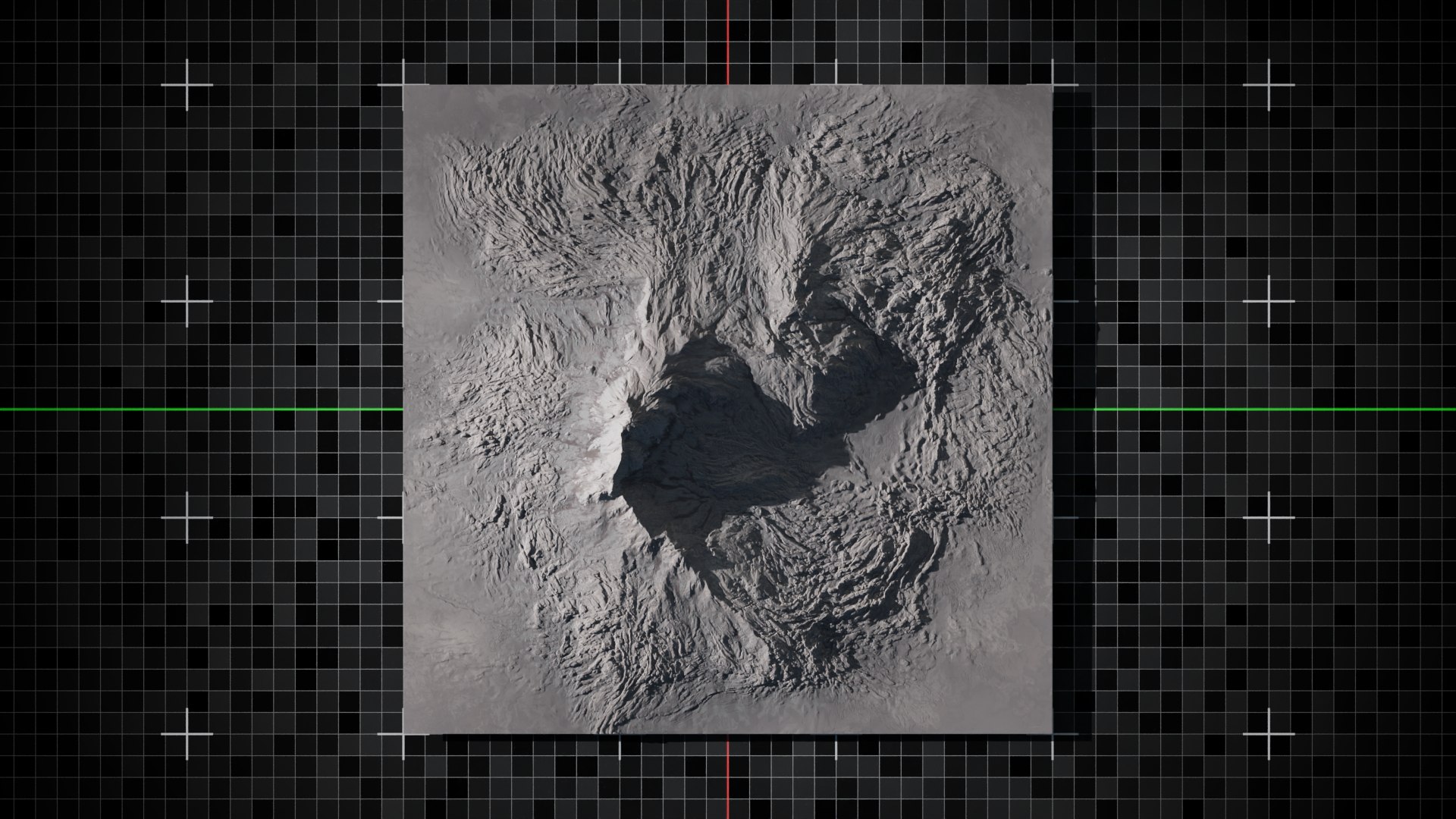 3D Volcano Terrain Mountain Version 5 - TurboSquid 2192159