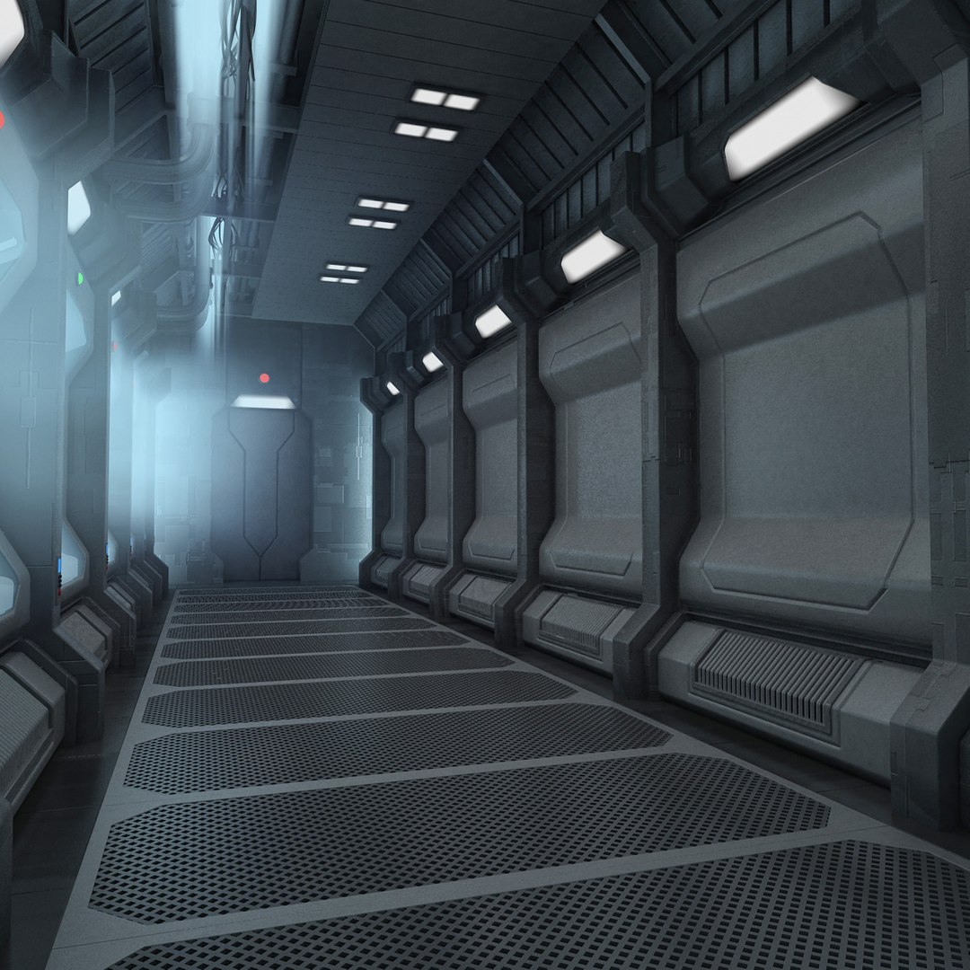 Futuristic Interior 3d Max