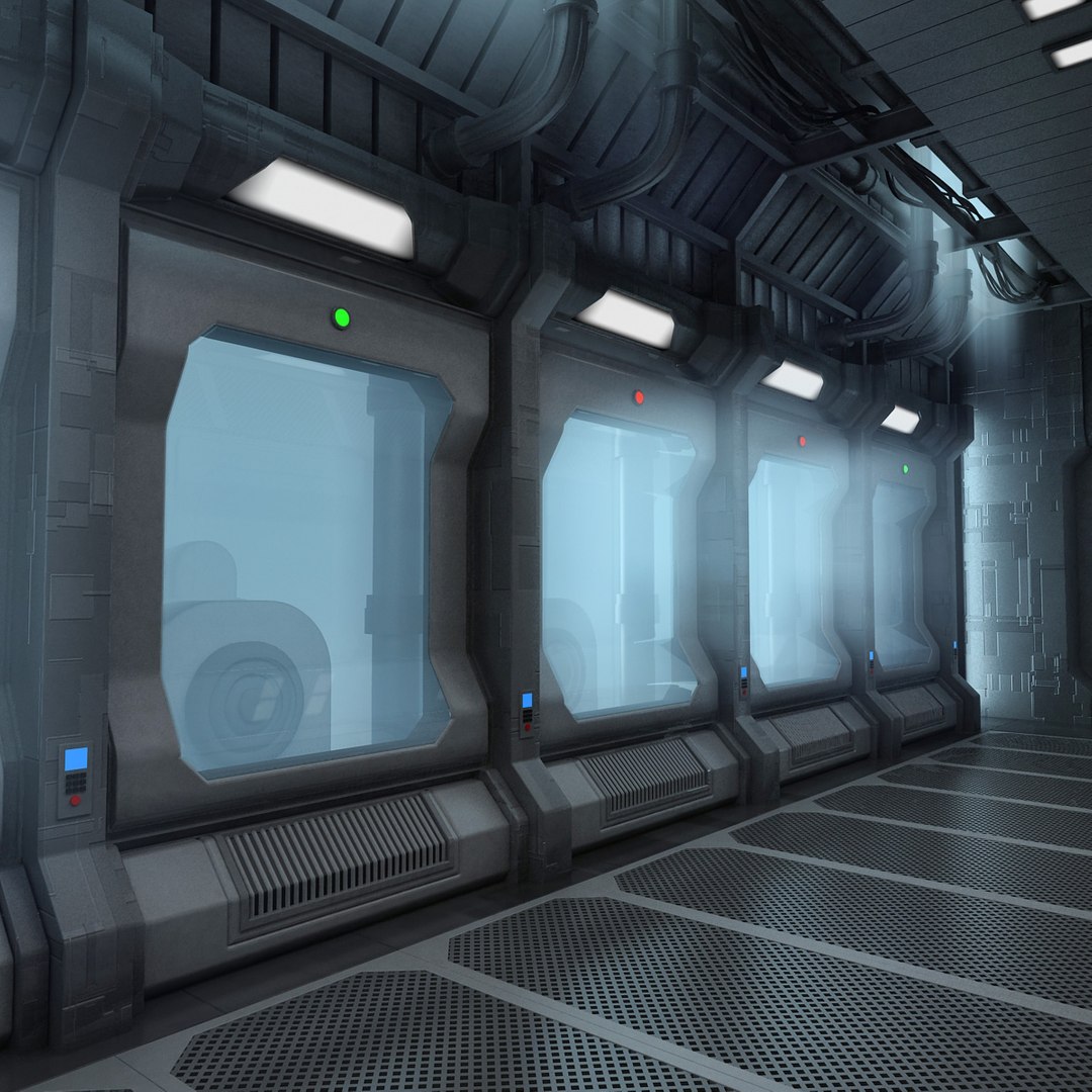 Futuristic Interior 3d Max