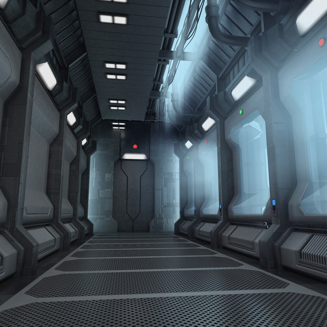 Futuristic Interior 3d Max