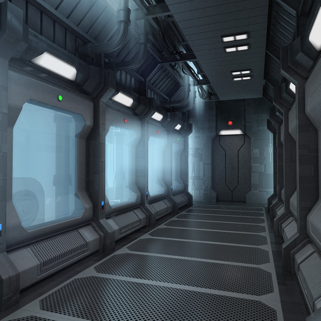 Futuristic Interior 3d Max