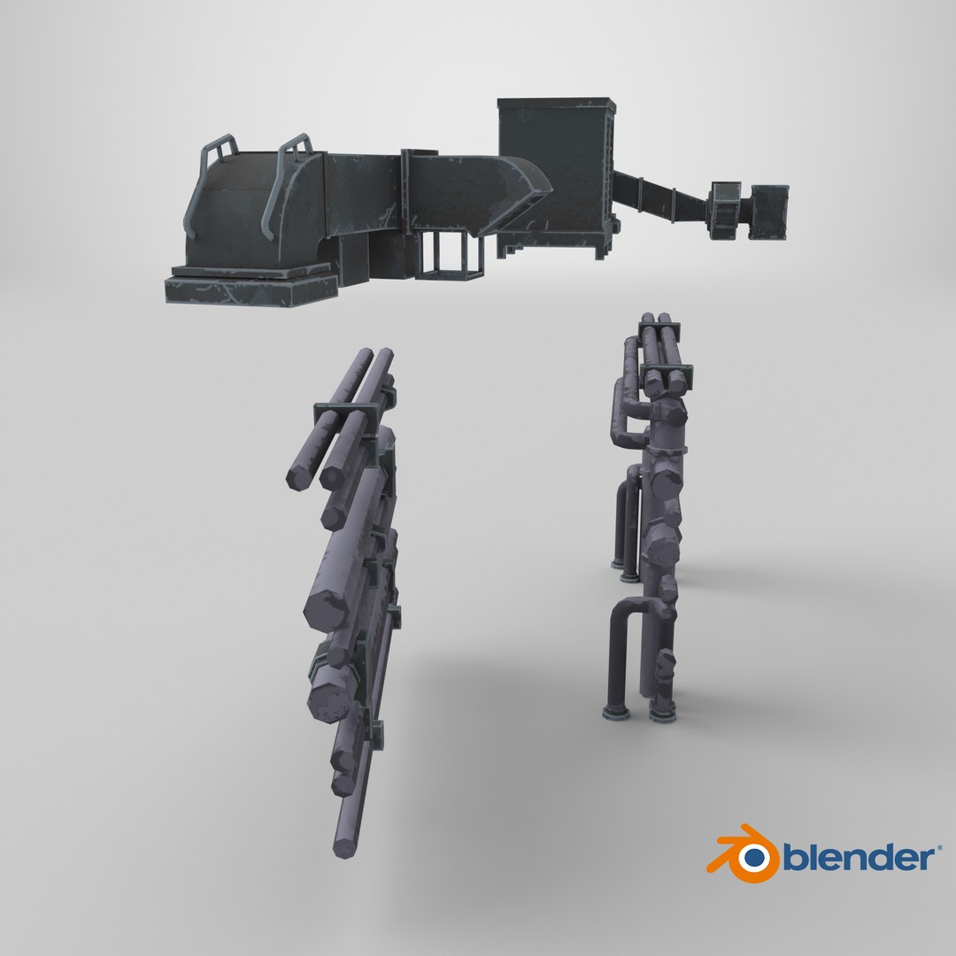 Stylized Industrial Wall Pipes and Roof Vents Pack 3D model https://p.turbosquid.com/ts-thumb/Or/a8FuEN/SK/stemcell_blender_cycles_render/png/1783703841/1920x1080/fit_q87/96e3335f56bd677848be7ca94d656f488812d079/stemcell_blender_cycles_render.jpg