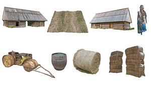 3D model farm scan pack
