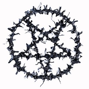 pentagram splash 3D