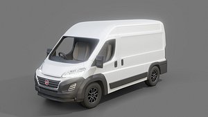 3D Fiat Ducato Panel Van model