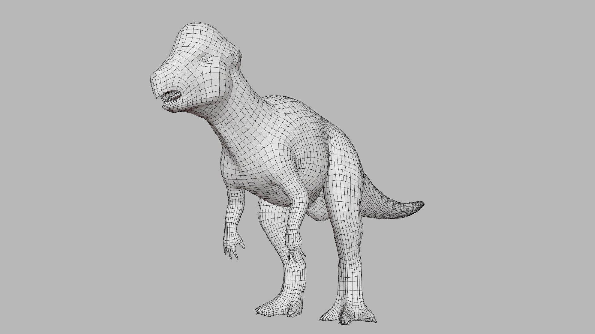 3D Pachycephalosaurus Basemesh Low Poly model - TurboSquid 1994713