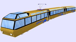 3D swiss glacier express passenger model