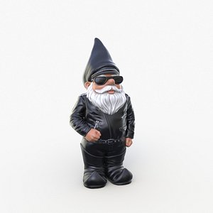 3D garden gnome