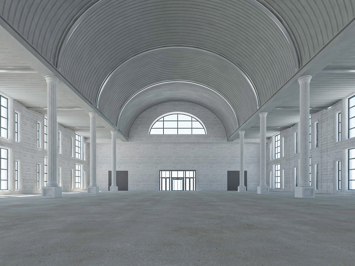 3D Model Warehouse Hall - TurboSquid 2133666