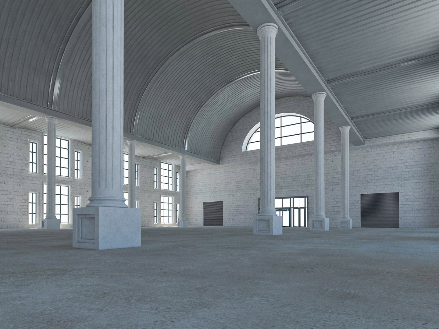 3D Model Warehouse Hall - TurboSquid 2133666
