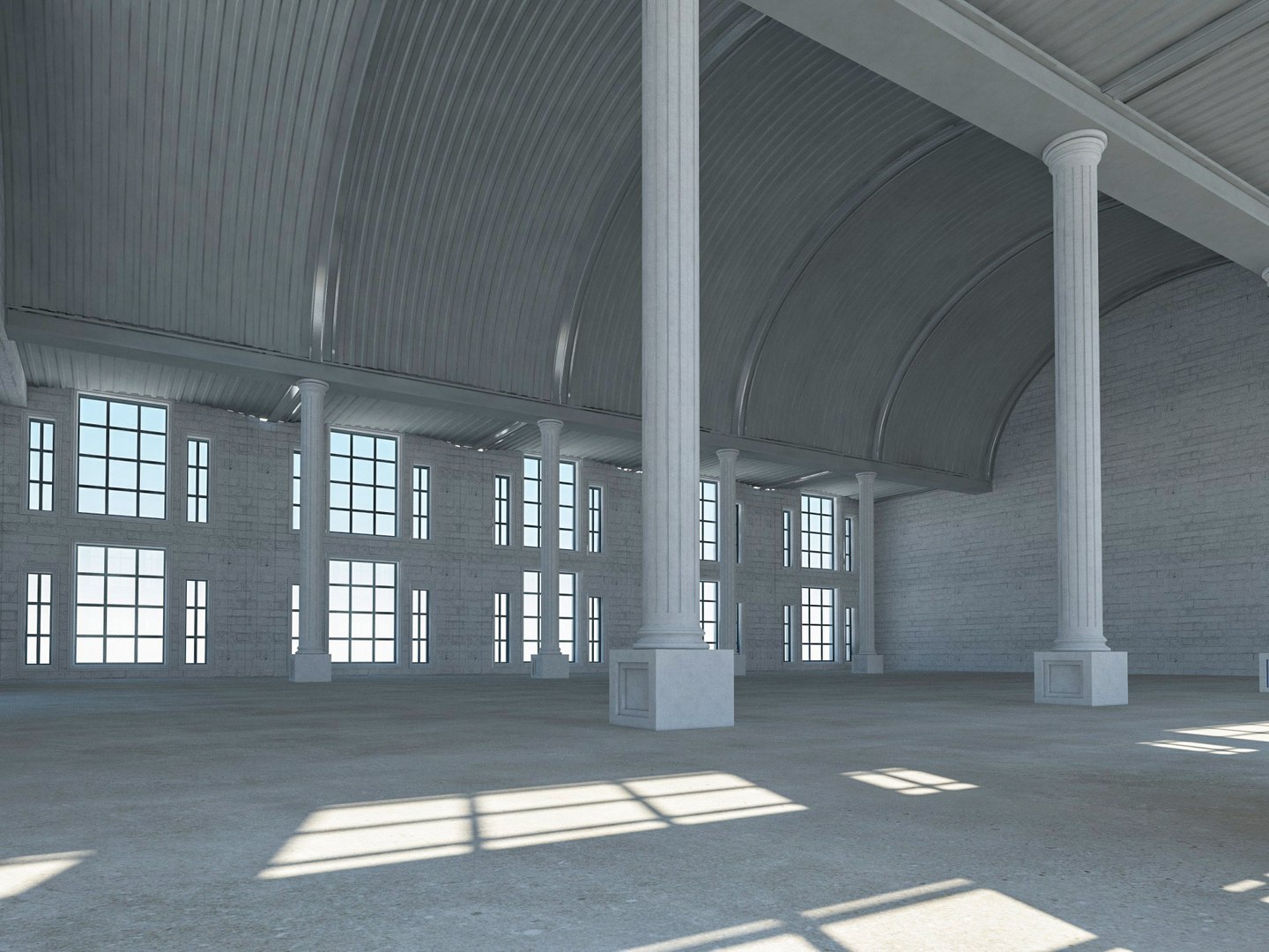 3D Model Warehouse Hall - TurboSquid 2133666