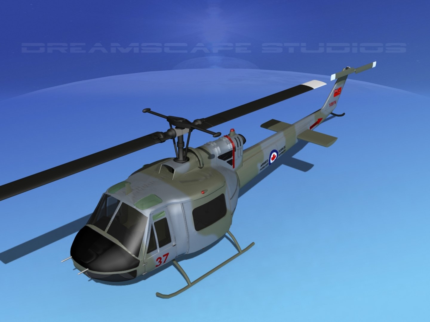 3D Military Bell Uh-1b Iroquois - TurboSquid 1220175