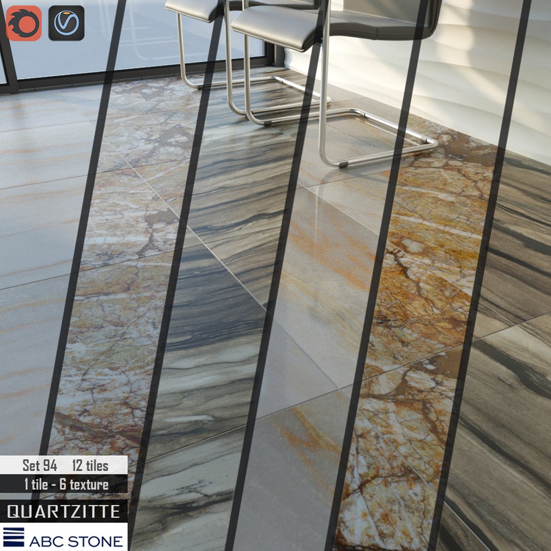 Tile abc stone set 3D - TurboSquid 1183941